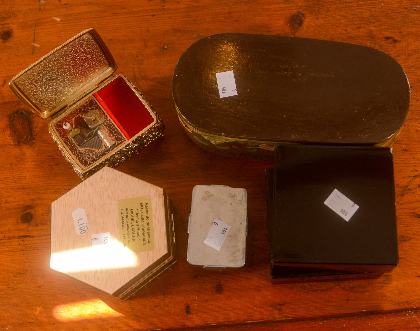 Six Small Boxes. - 3