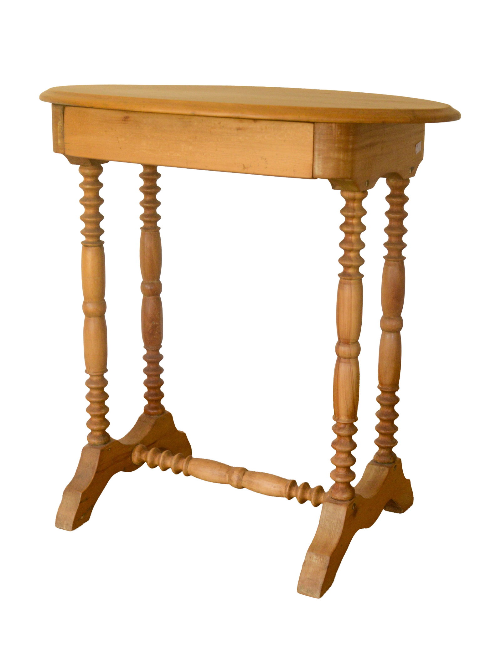 Pine Side Table.: Height 29 inches, width 26 inches, depth 16 inches. NO SHIPPING AVAILABLE. This item must be picked up Friday, June 19th in Kennebunkport, Maine.