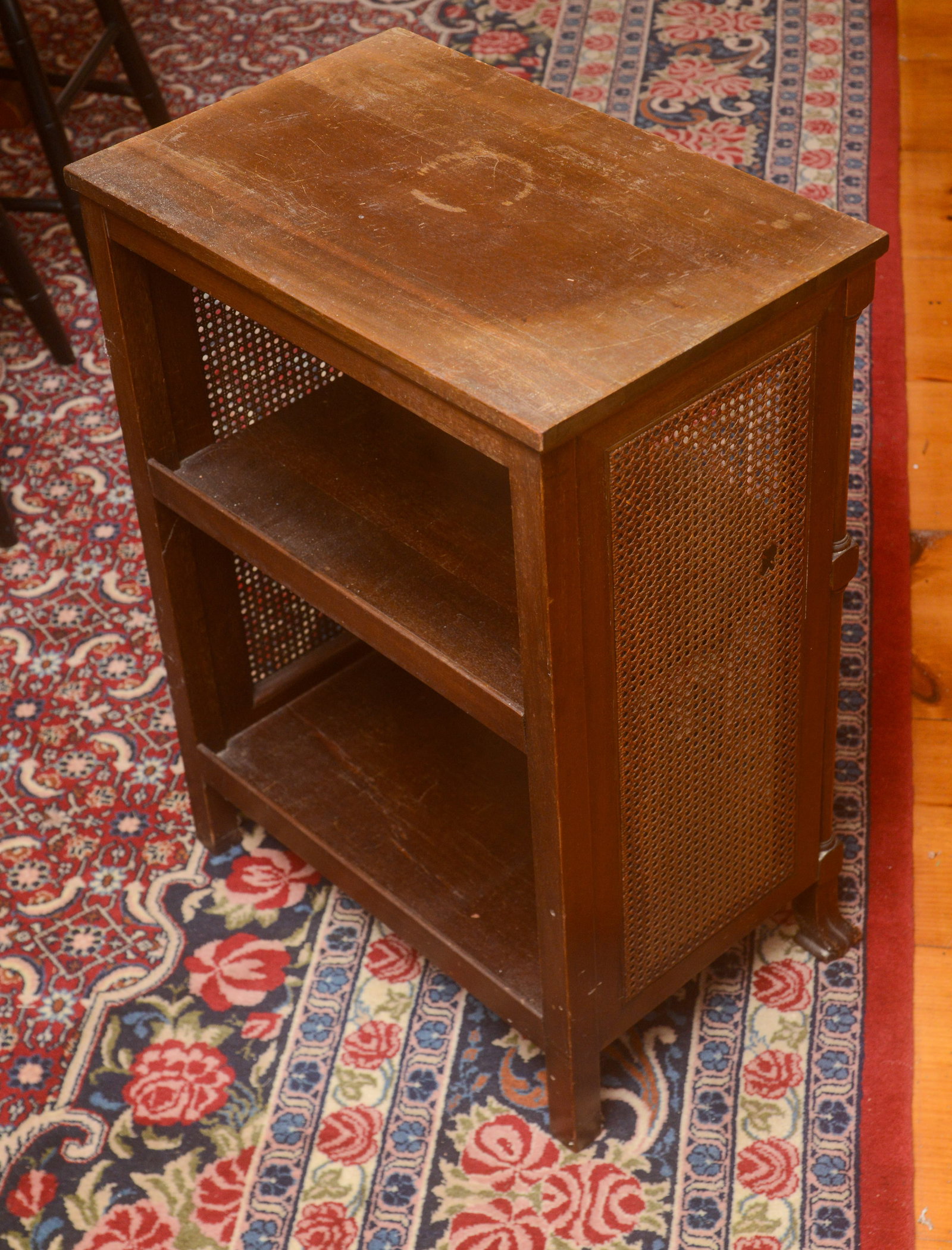 Small Stand With Cane Sides. - 2