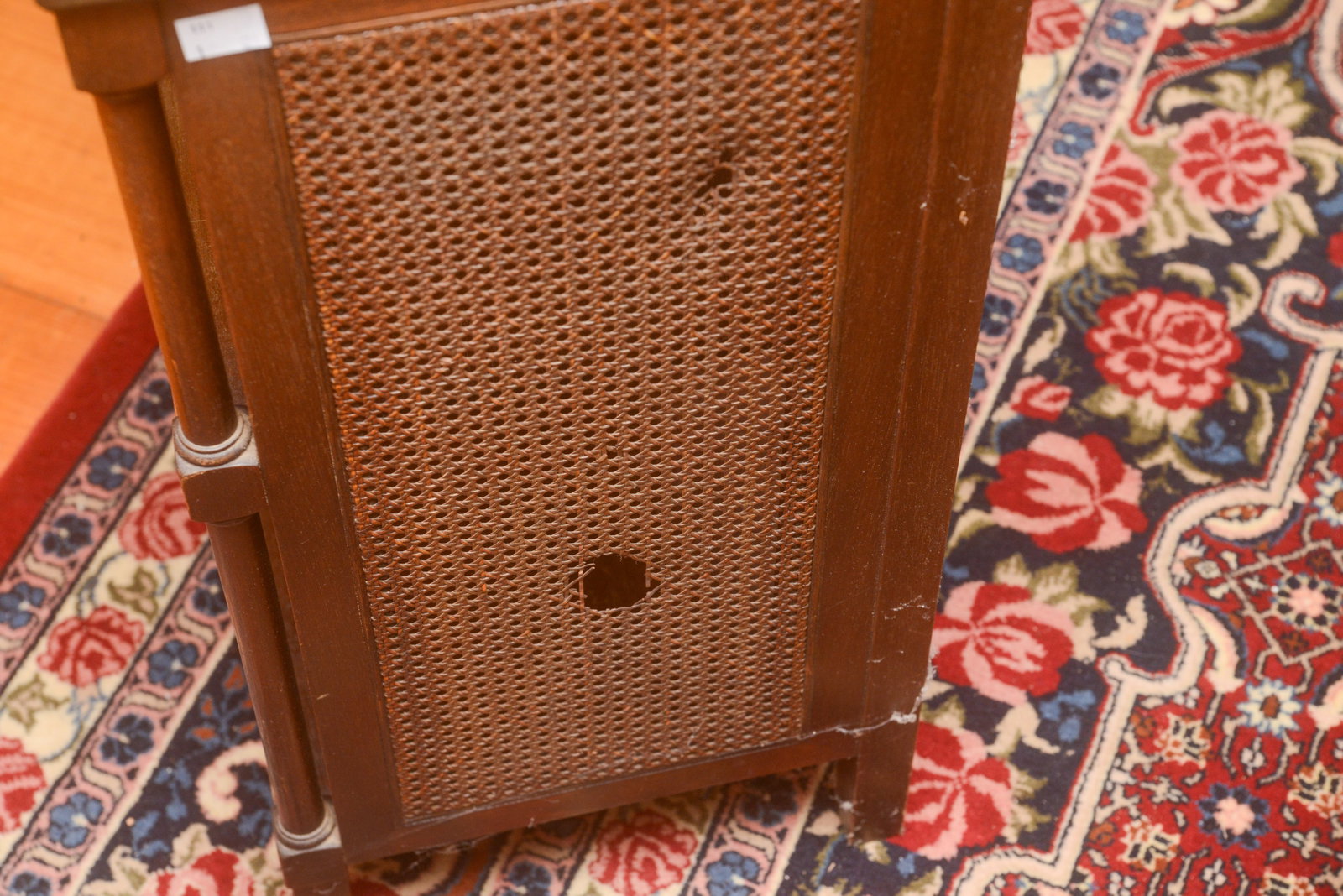 Small Stand With Cane Sides. - 3