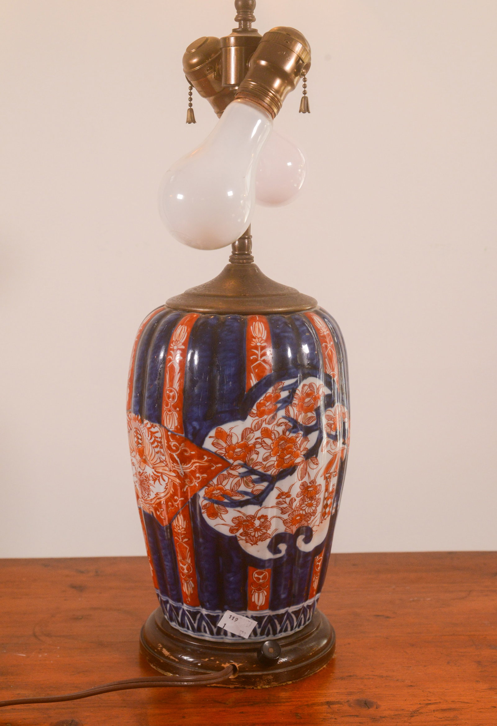 Japanese Imari Table Lamp. - 2