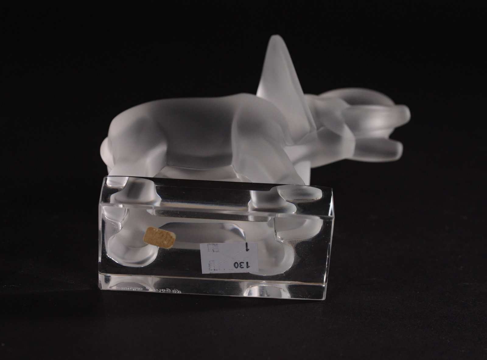 Lalique Crystal Elephant. - 2