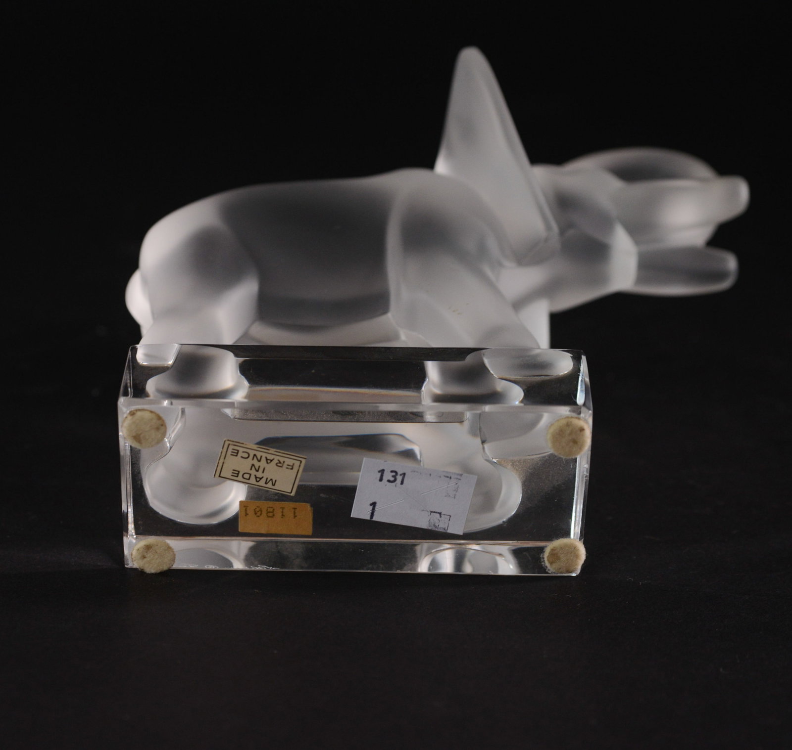 Lalique Crystal Elephant. - 3