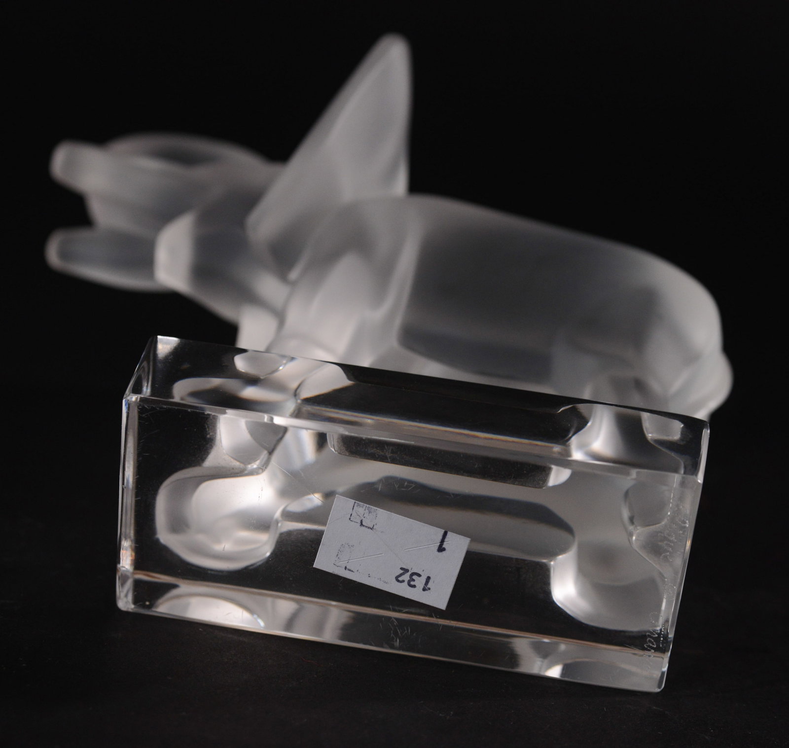 Lalique Crystal Elephant. - 2