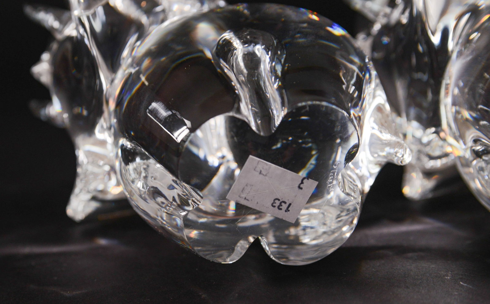 Three Steuben Glass Elephants. - 3