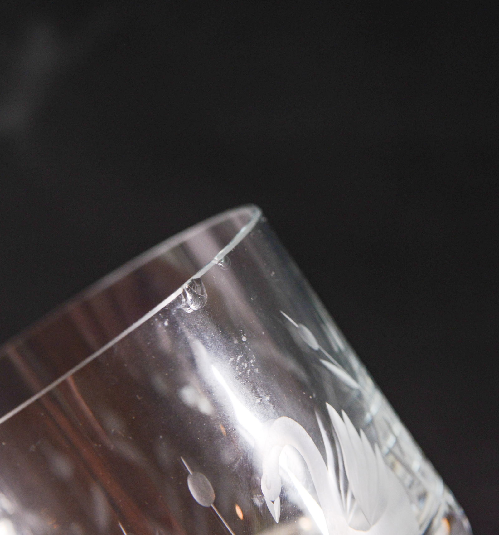 Two Etched Glass Pieces. - 5