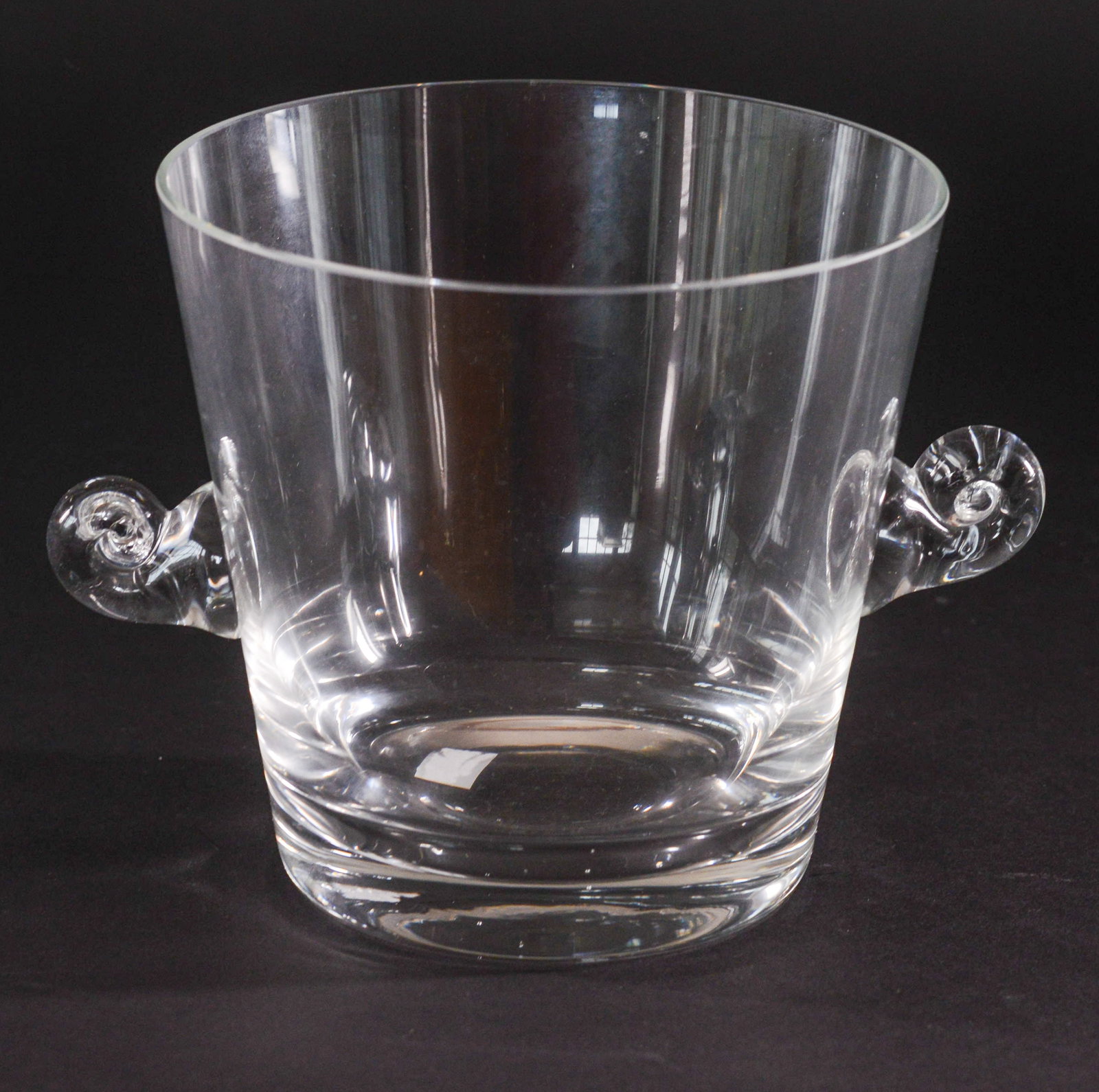 Tiffany & Co Glass Vase.: Height 6 inches. Good condition.