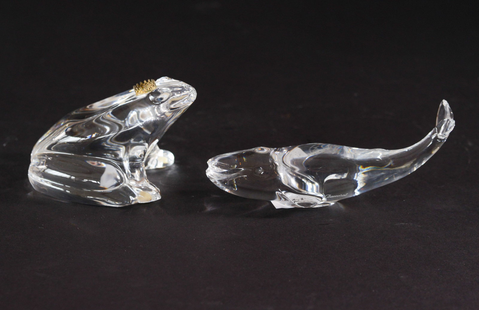 Two Baccarat Crystal Animals. - 3