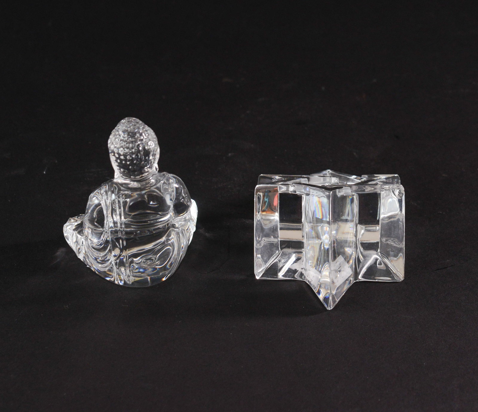 Two Baccarat Crystal Paperweights. - 2