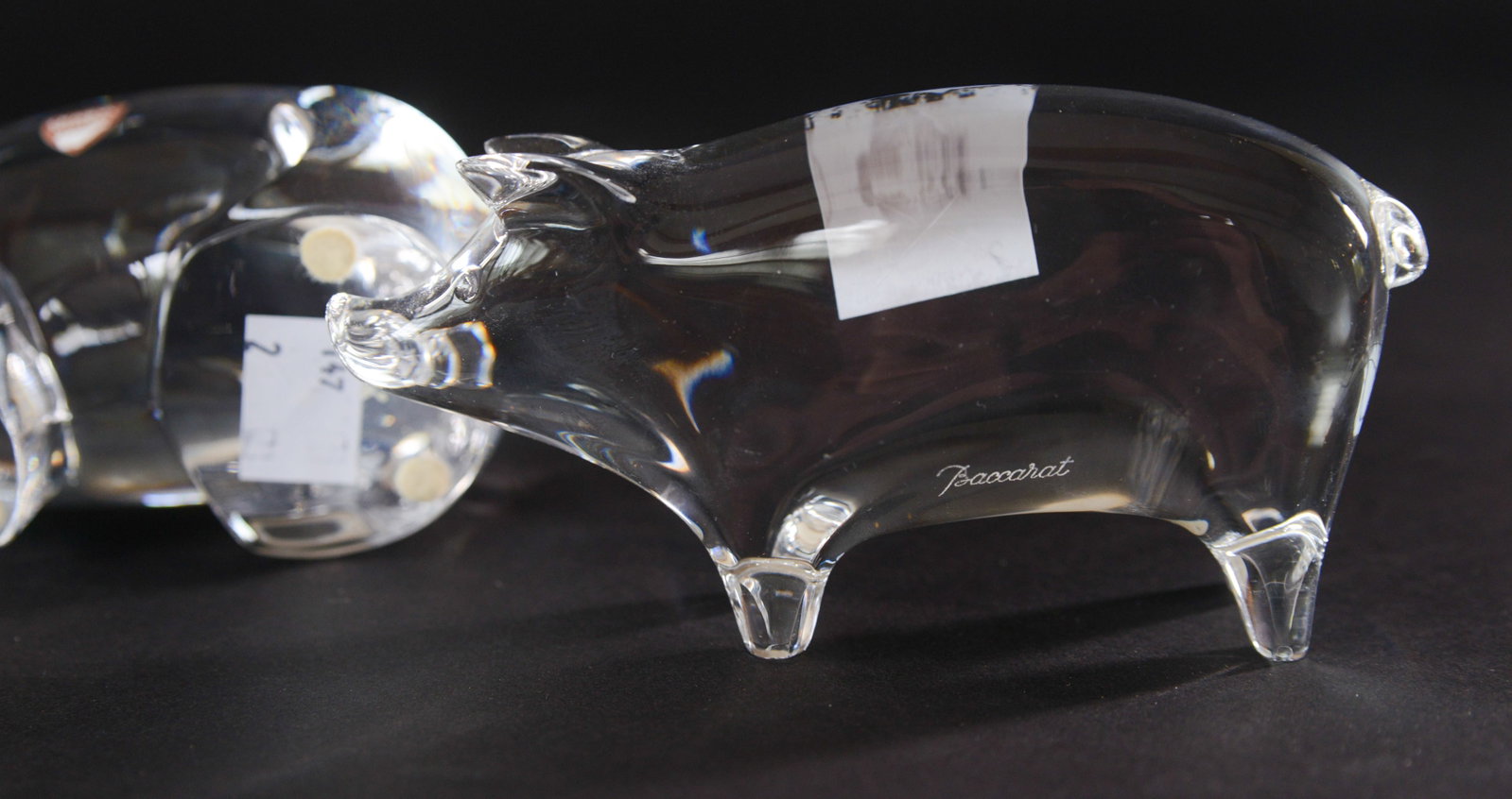 Two Crystal Pigs. - 3