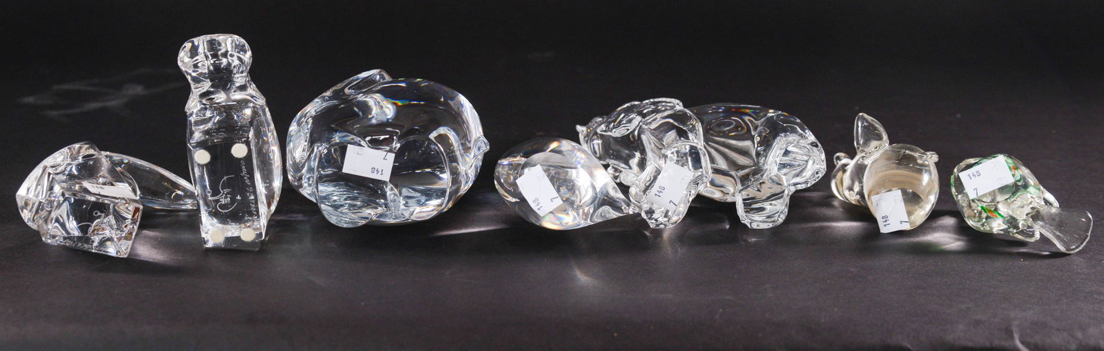 Seven Crystal Animals. - 2