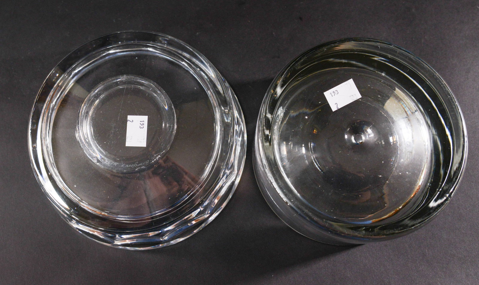 Two Crystal Bowls. - 3