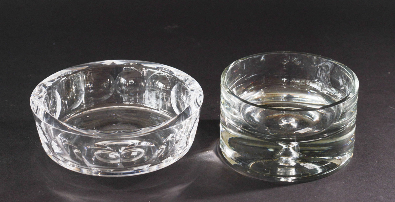 Two Crystal Bowls. - 4