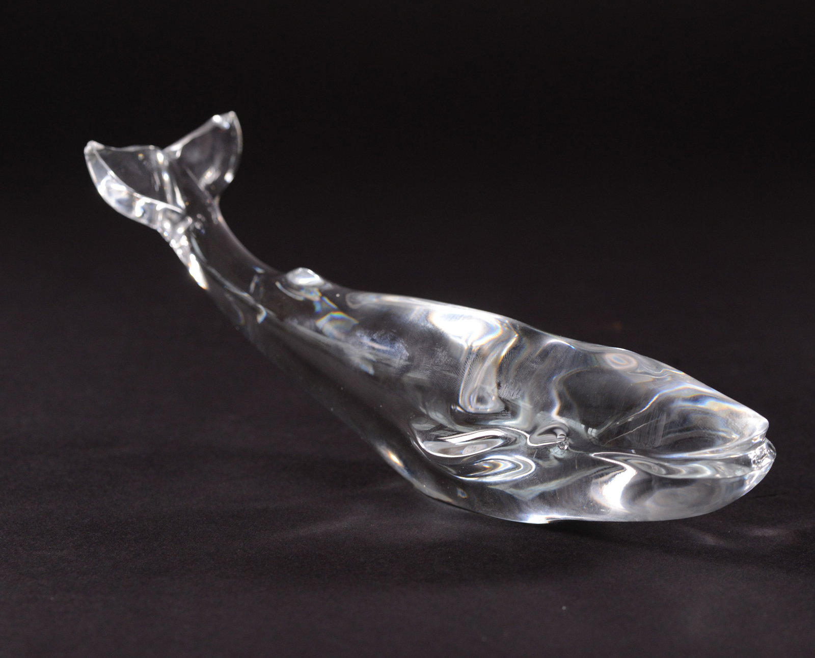Baccarat Crystal Whale. (1 of 6)