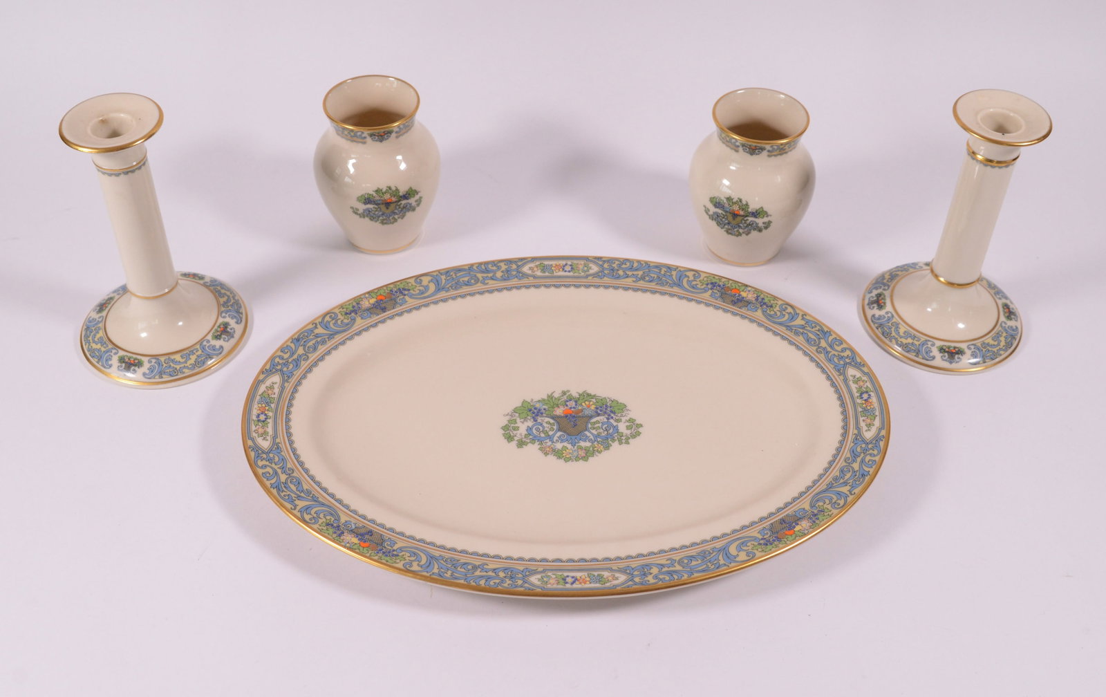 Five Lenox Autumn Pattern Pieces. (1 of 5)