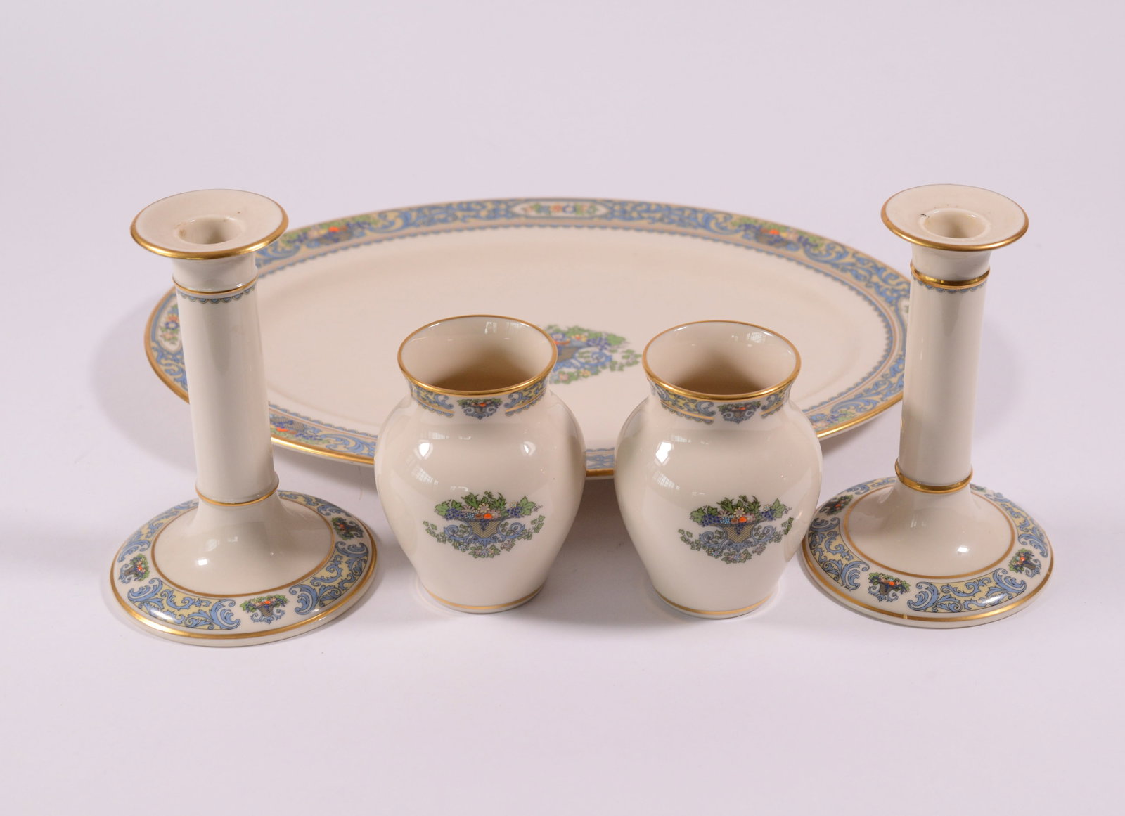 Five Lenox Autumn Pattern Pieces. - 2