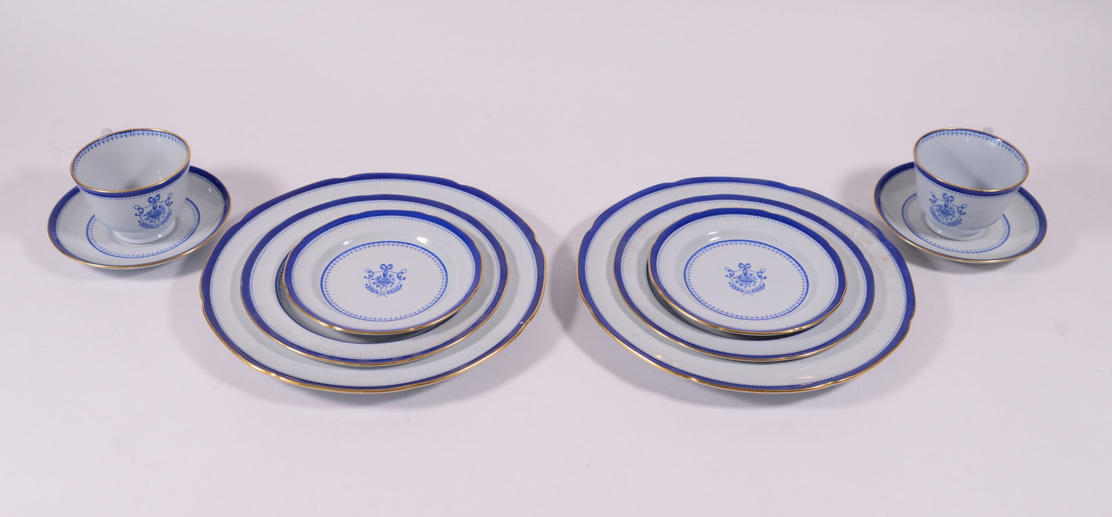 Ten Pieces Copeland Spode Gilt Rim Dishes. (1 of 5)