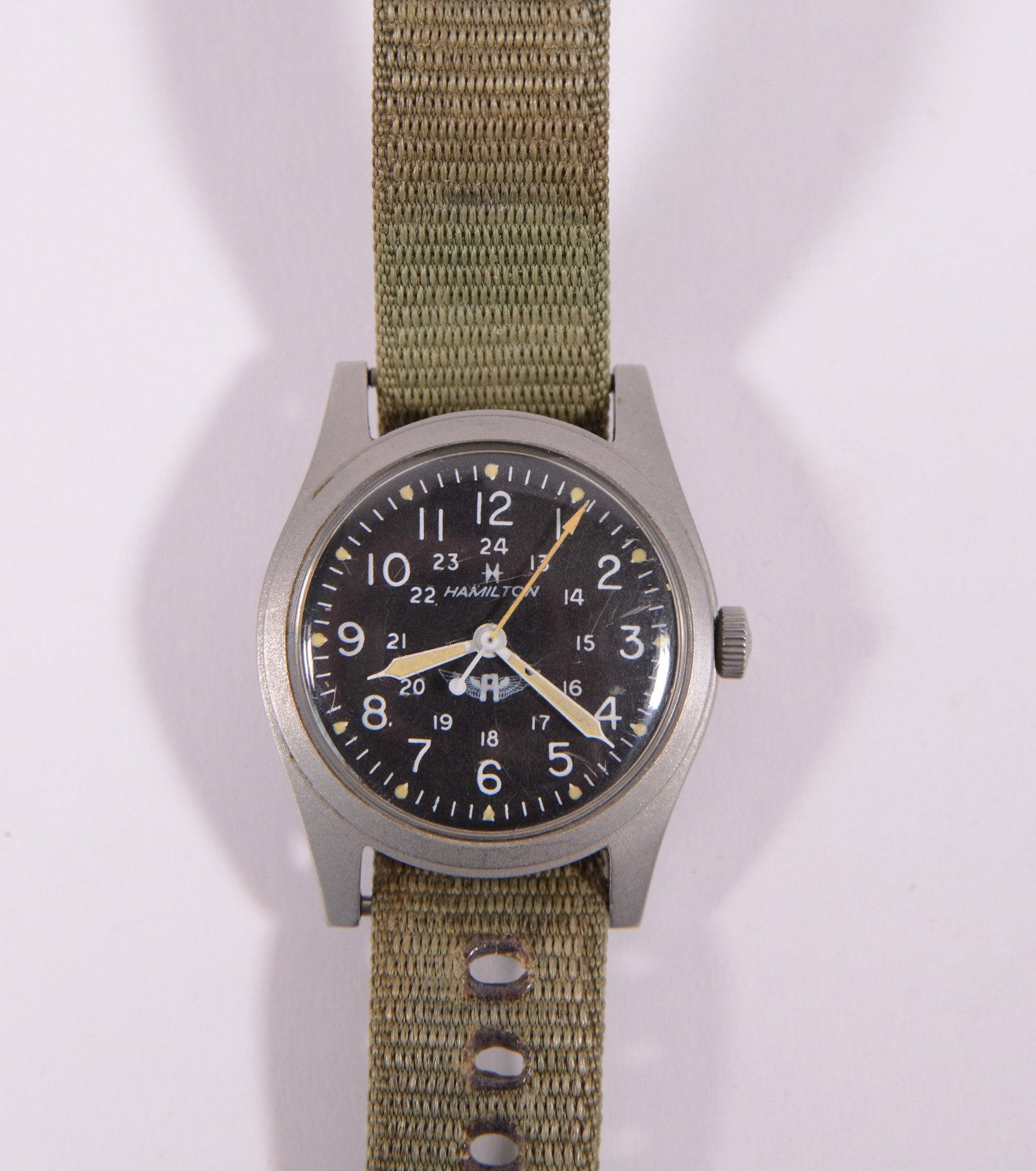 Hamilton WWI Era Watch.: Face Diameter 1.25 inches, seems to be in working order.