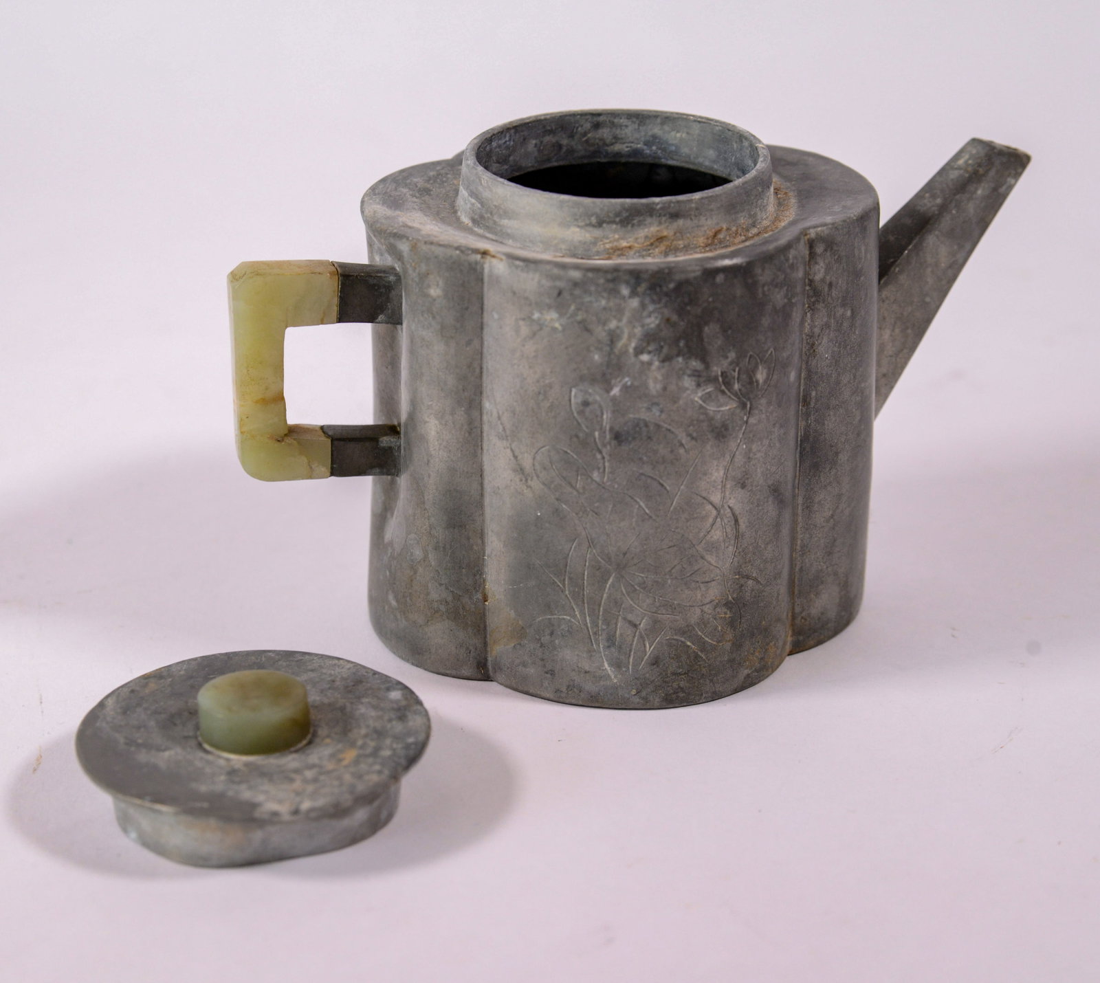 Chinese Pewter Teapot. - 2