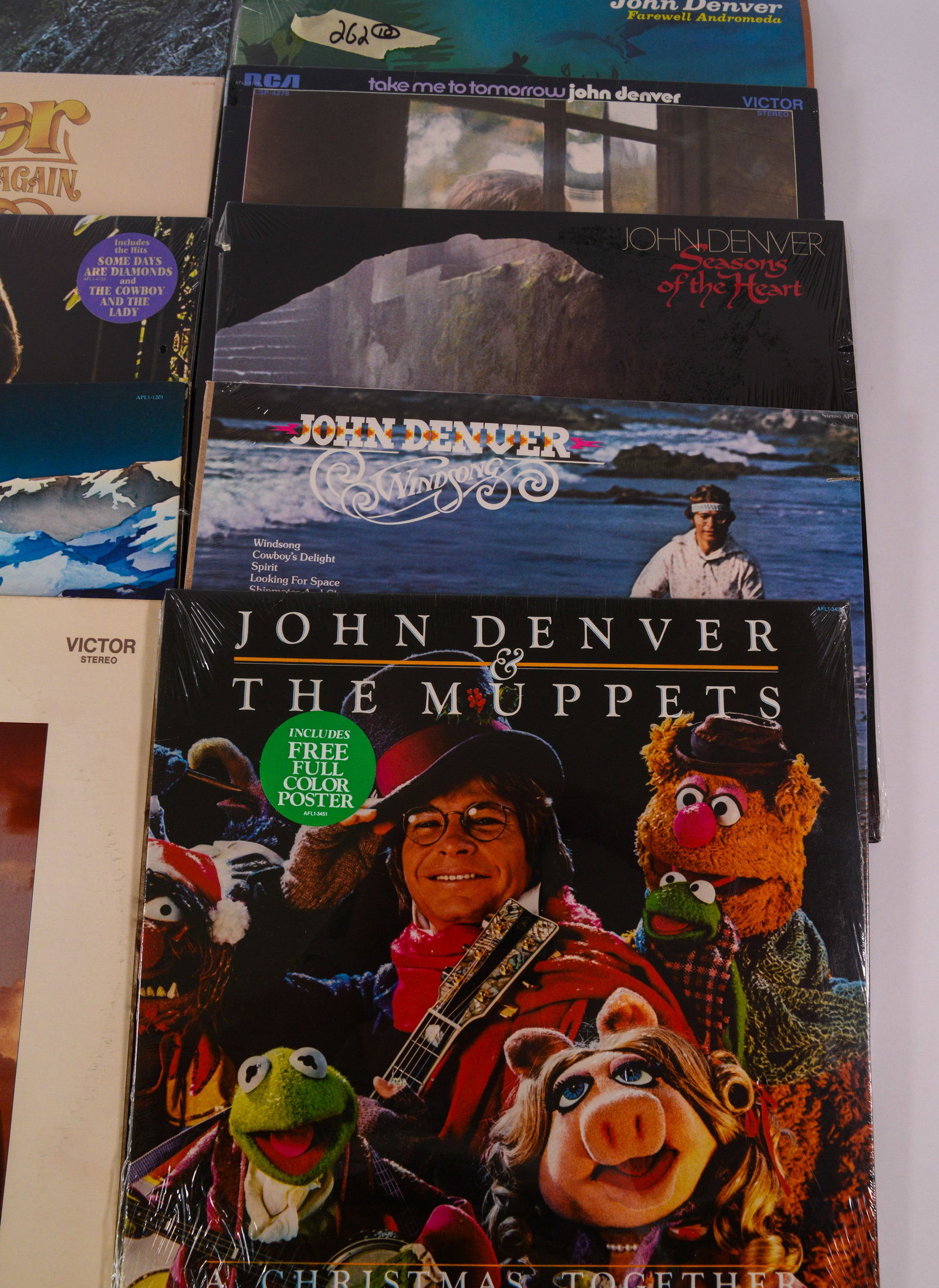 Ten John Denver Records. - 2
