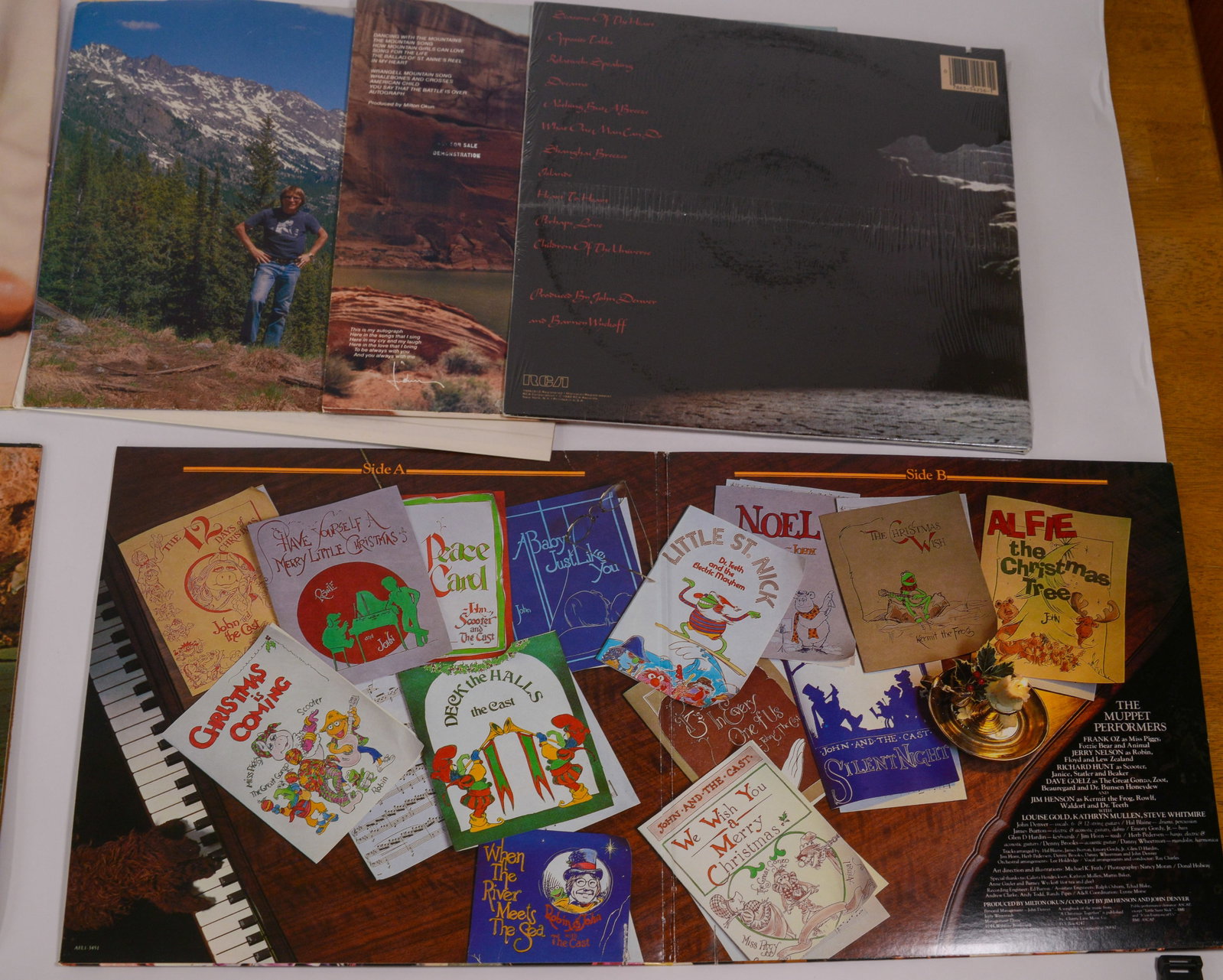 Five John Denver Records. - 9