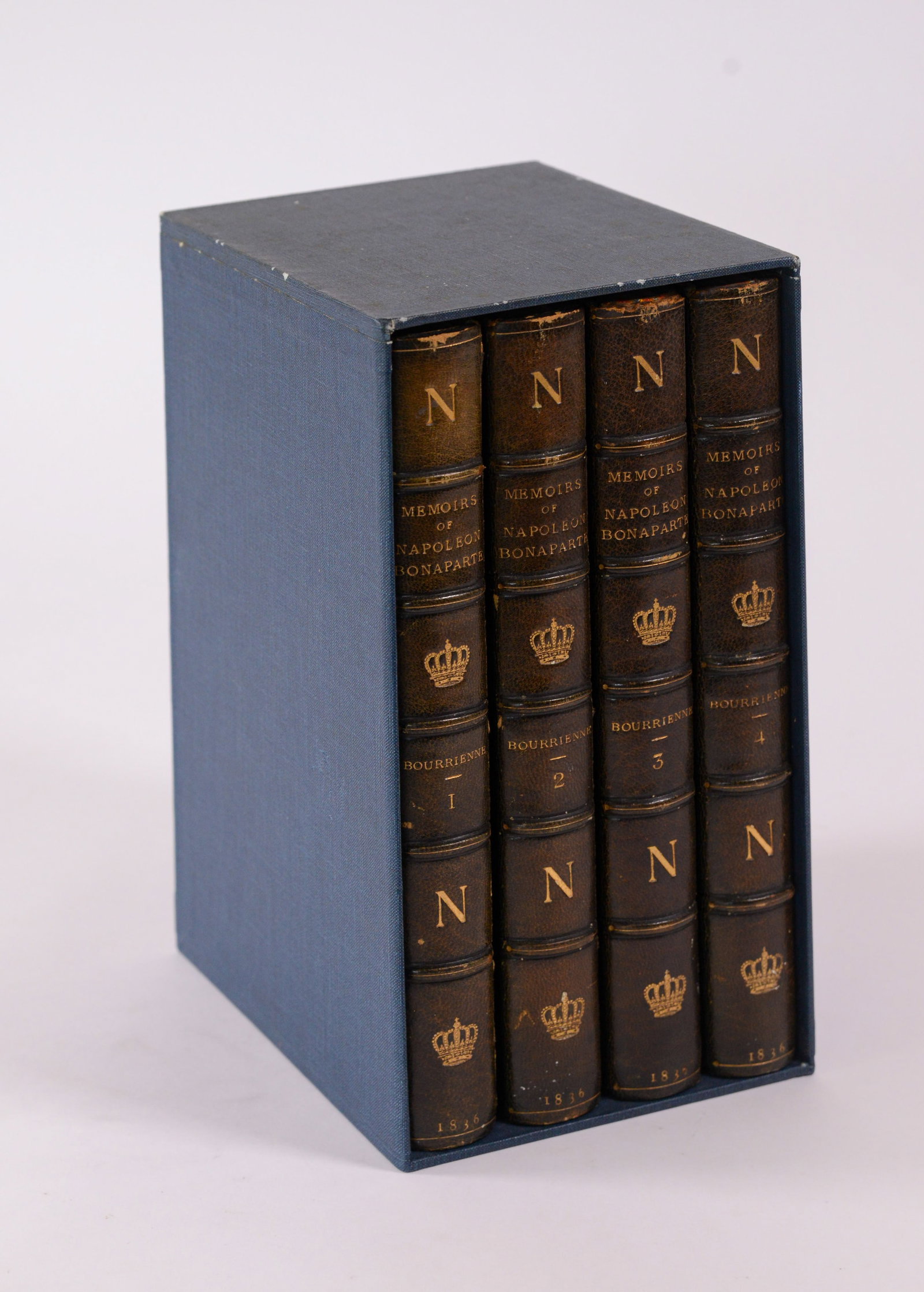 M. De Bourrienne. Memoirs of Napoleon Bonaparte.: Richard Bentley, London, 1836. Four volumes, light internal foxing, overall good condition.