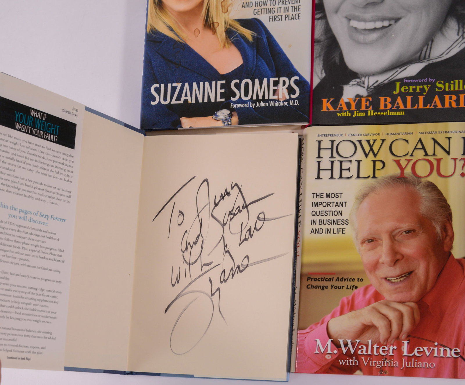 Four Signed Self Help Books. - 6