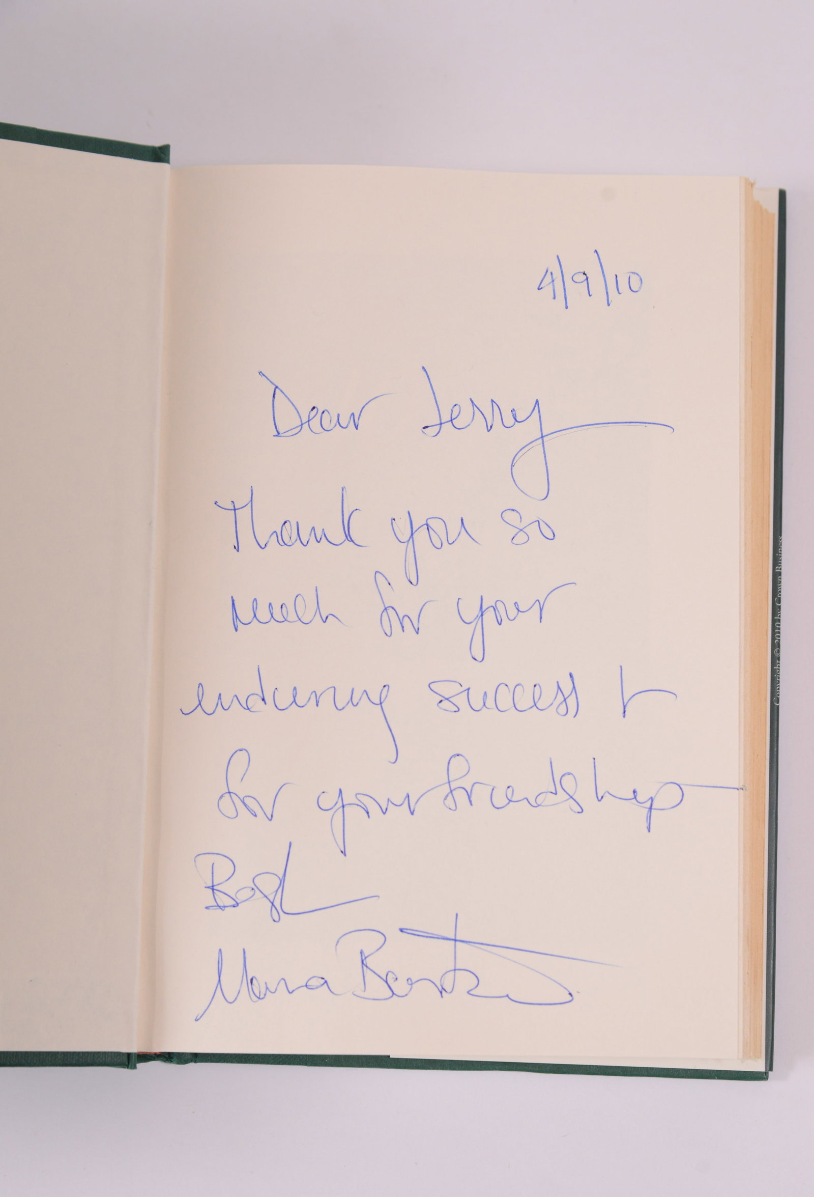 Five Signed Books. - 11