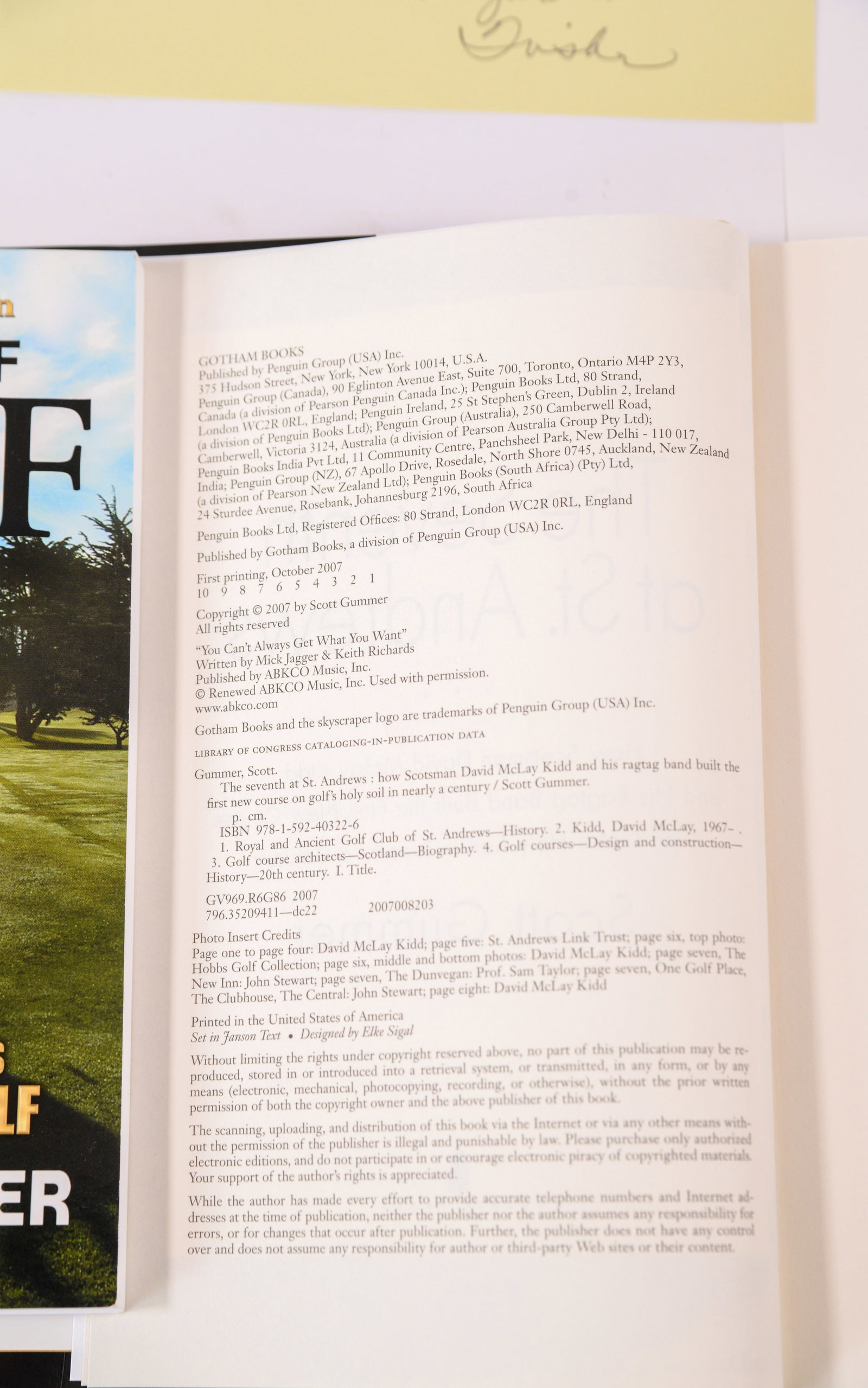 Five Signed Books on Golf. - 10