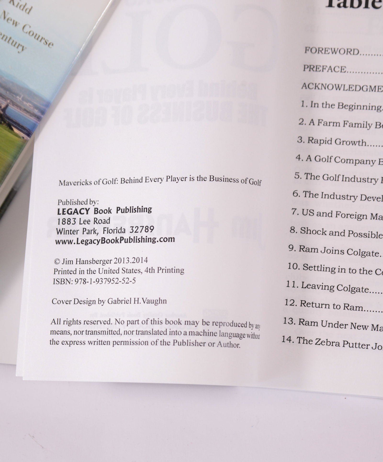 Five Signed Books on Golf. - 12
