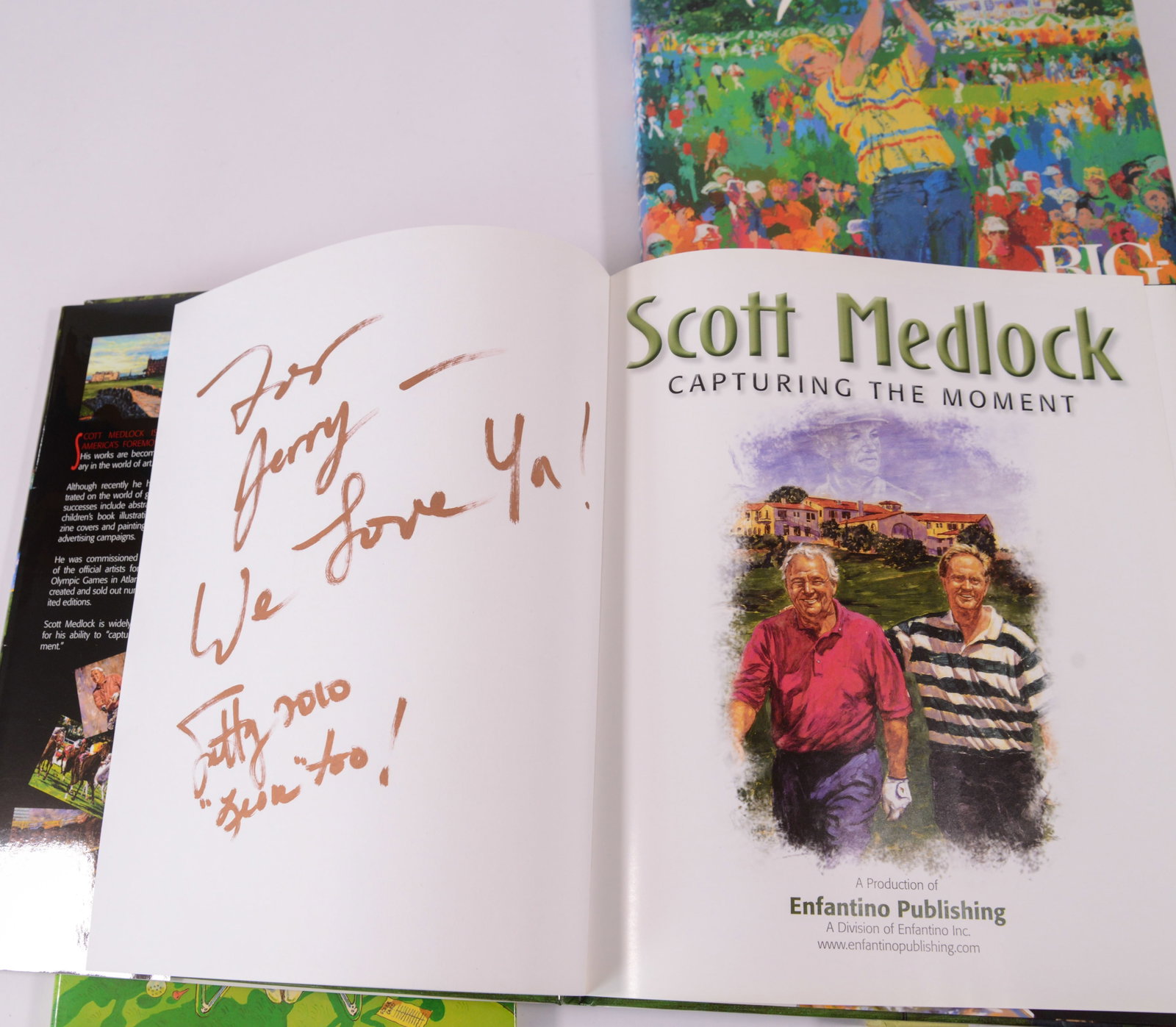 Five Signed Books on Golf. - 3