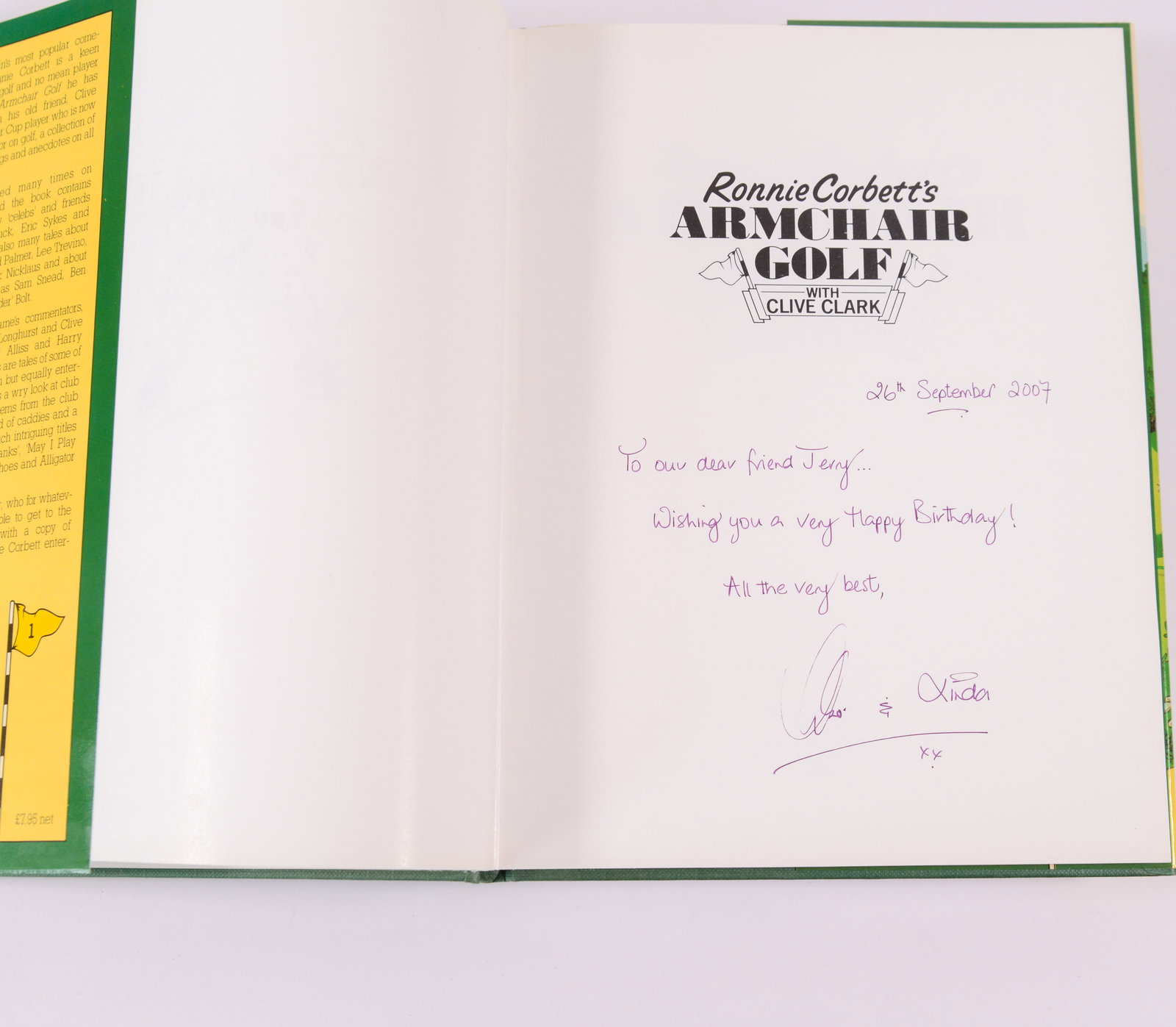 Five Signed Books on Golf. - 6