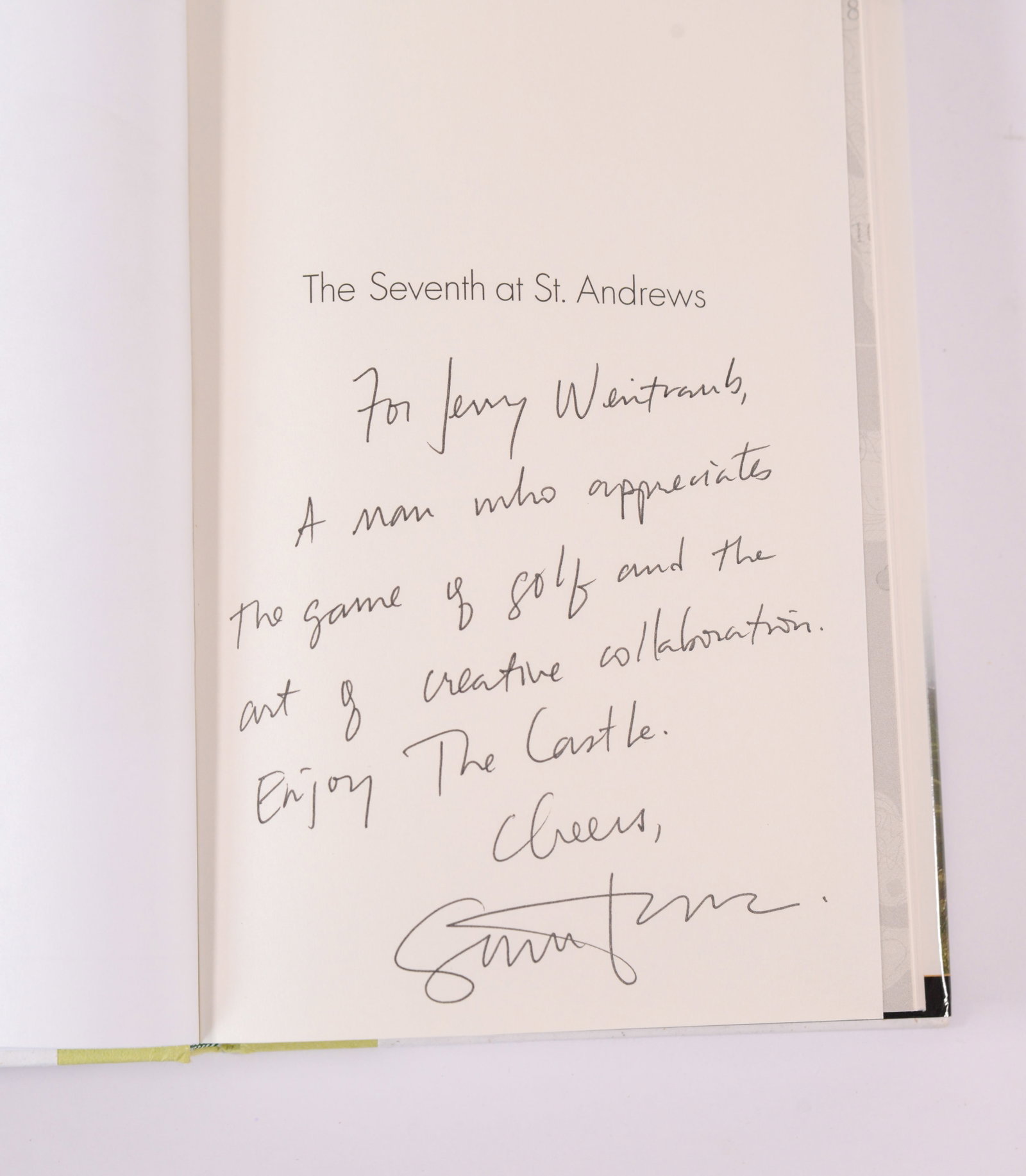 Five Signed Books on Golf. - 8