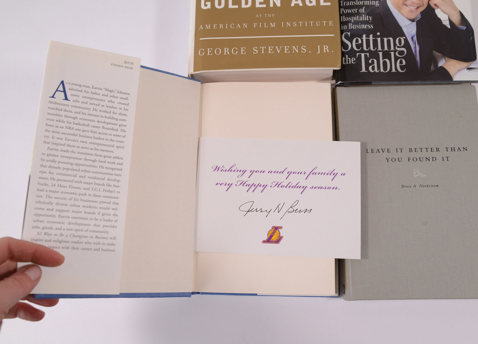Four Signed Books. - 2