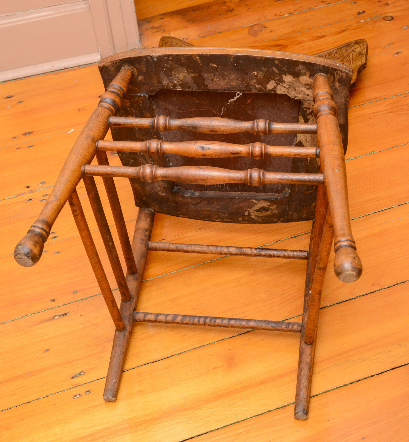 Victorian Pressback Chair. - 4
