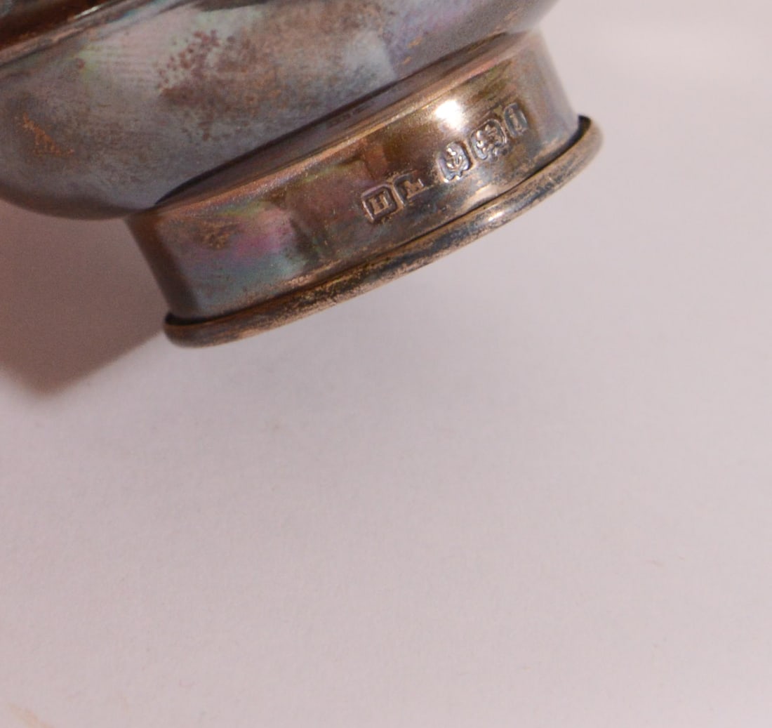 Three Perfume Bottles With Sterling Caps. - 7