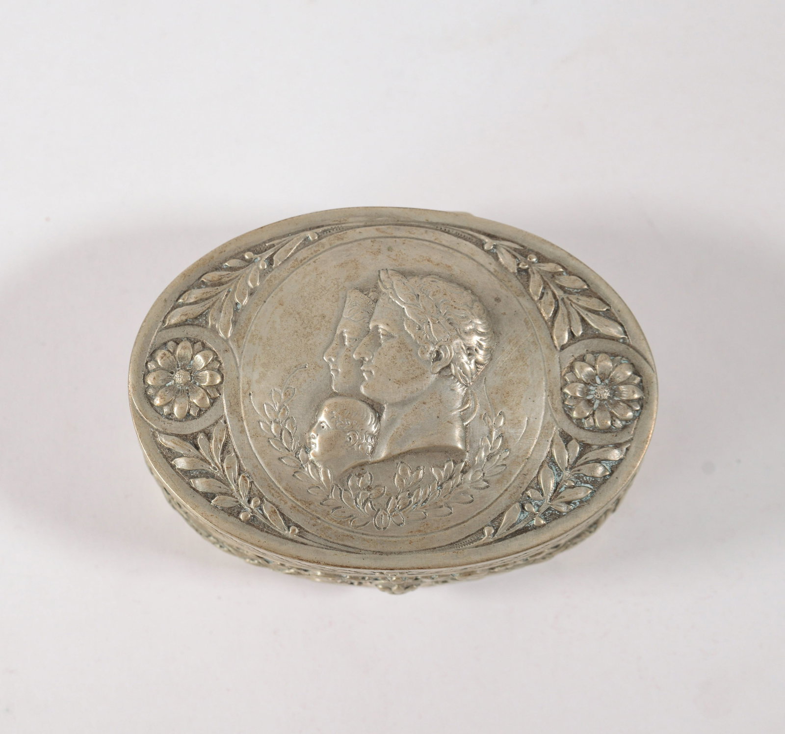 Small 800 Silver Box. - 3