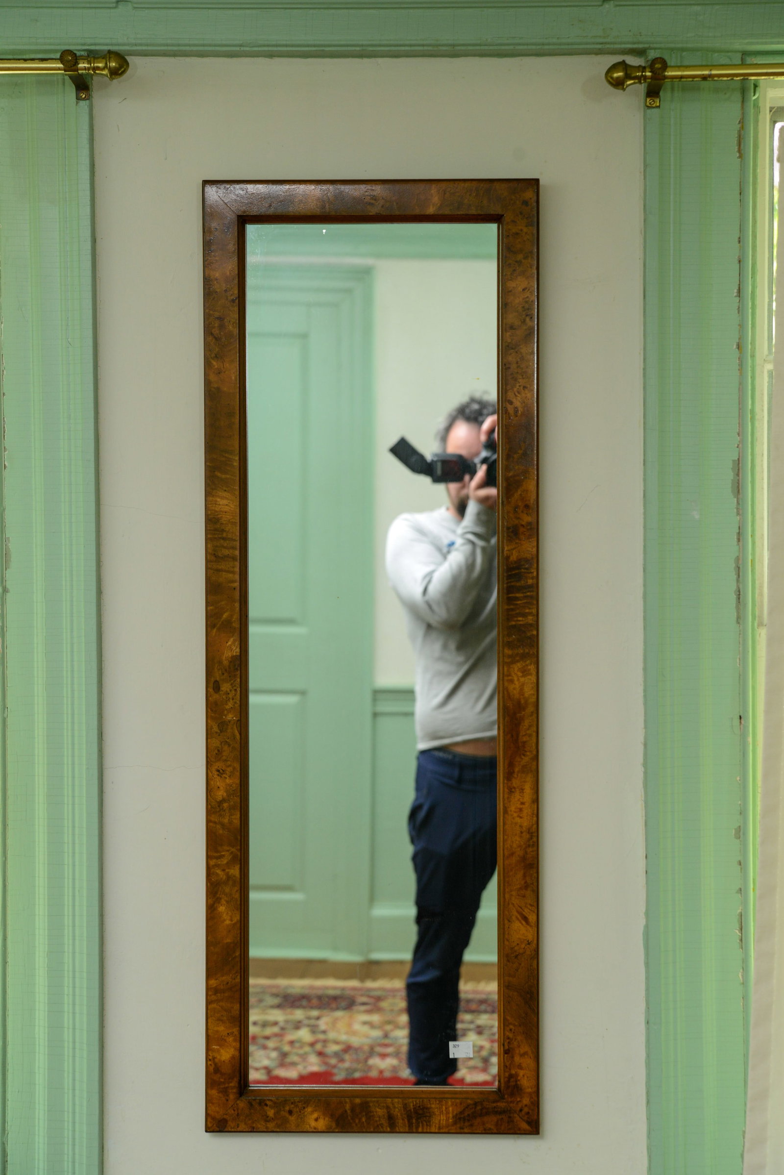 Burlwood Mirror. - 2