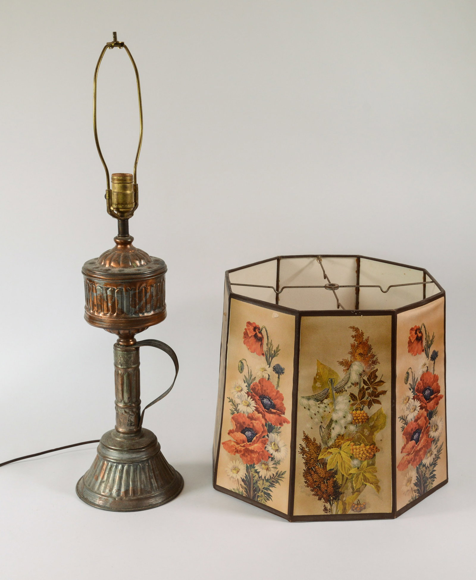 Tin Table Lamp. - 2