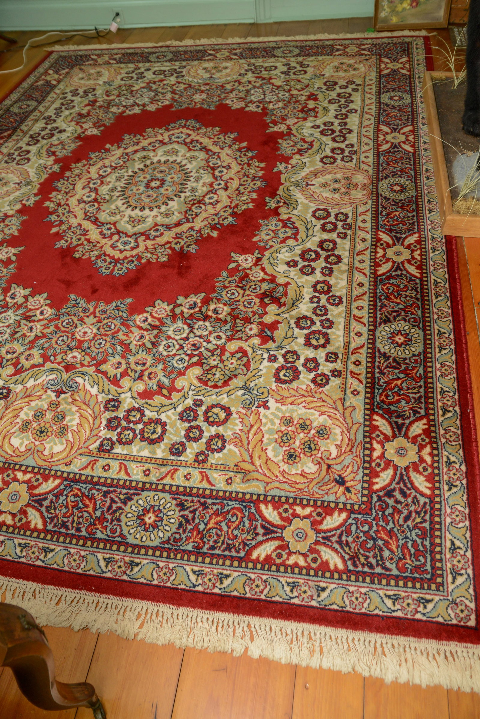 Room Size Wool Oriental Carpet. - 6