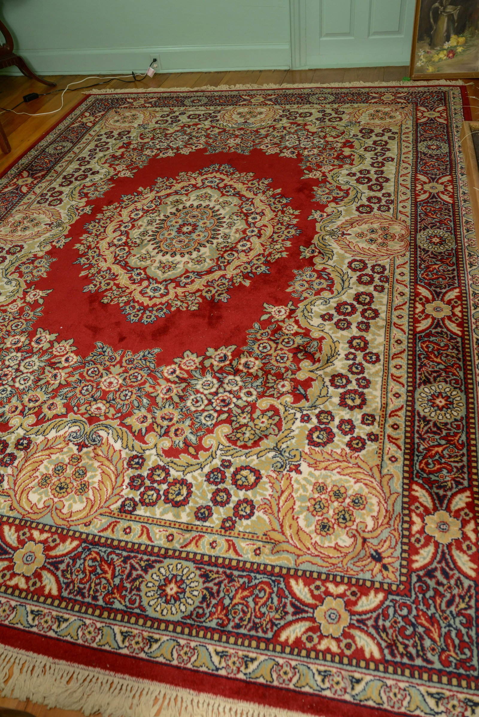 Room Size Wool Oriental Carpet. - 7
