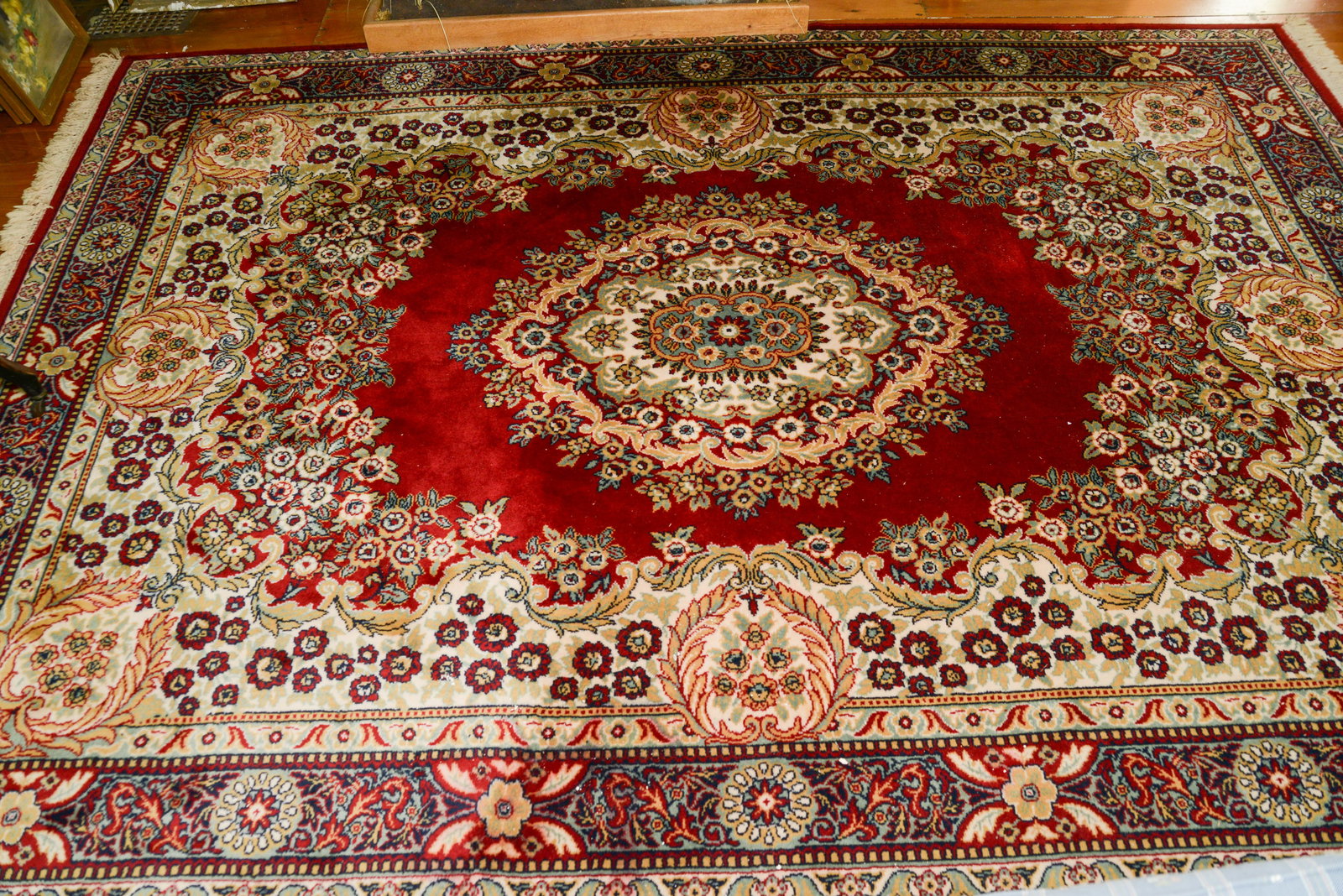 Room Size Wool Oriental Carpet. - 8