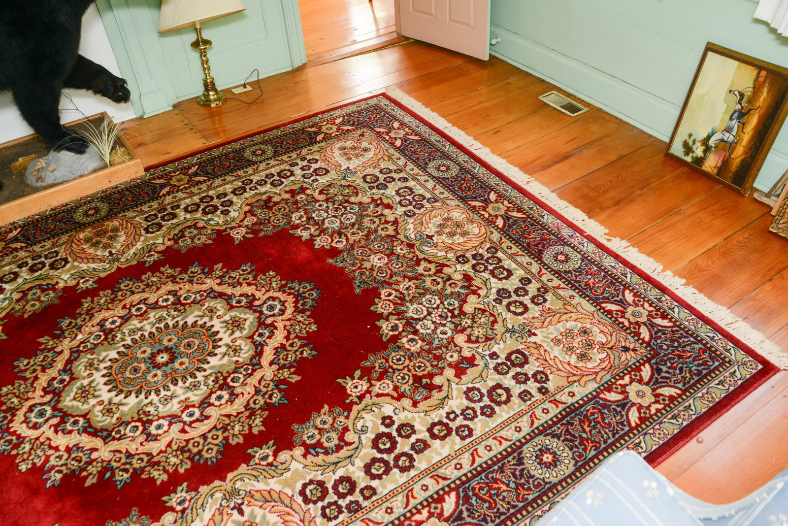 Room Size Wool Oriental Carpet. - 9