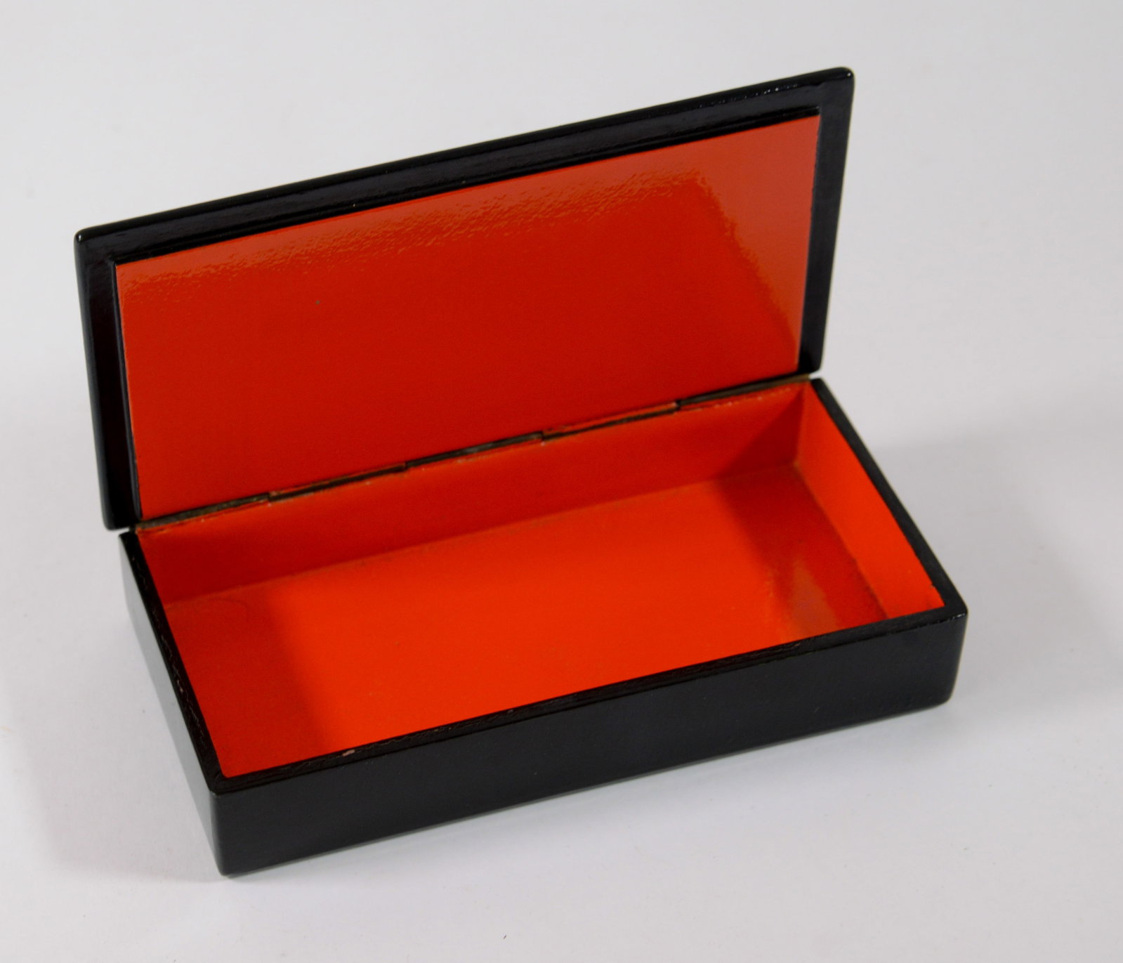 Russian Black Lacquer Box. - 2