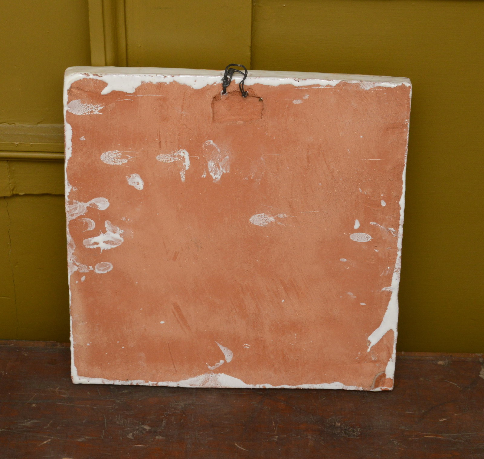 Ceramic Plaque: Boy With Balloons. - 4