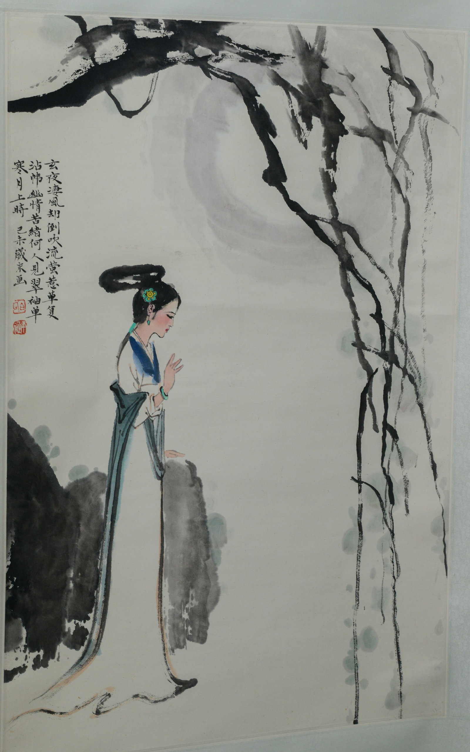 Three Chinese Scroll Paintings. - 6