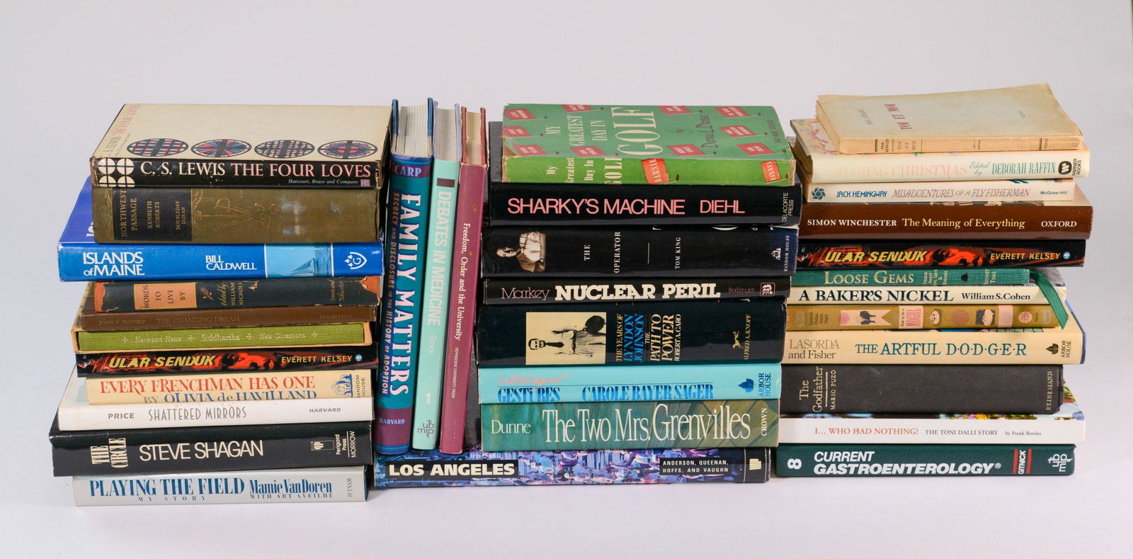 Collection of Autographed Books.: Most inscribed to Jerry and/or Jane Weintraub. Various subjects and authors..