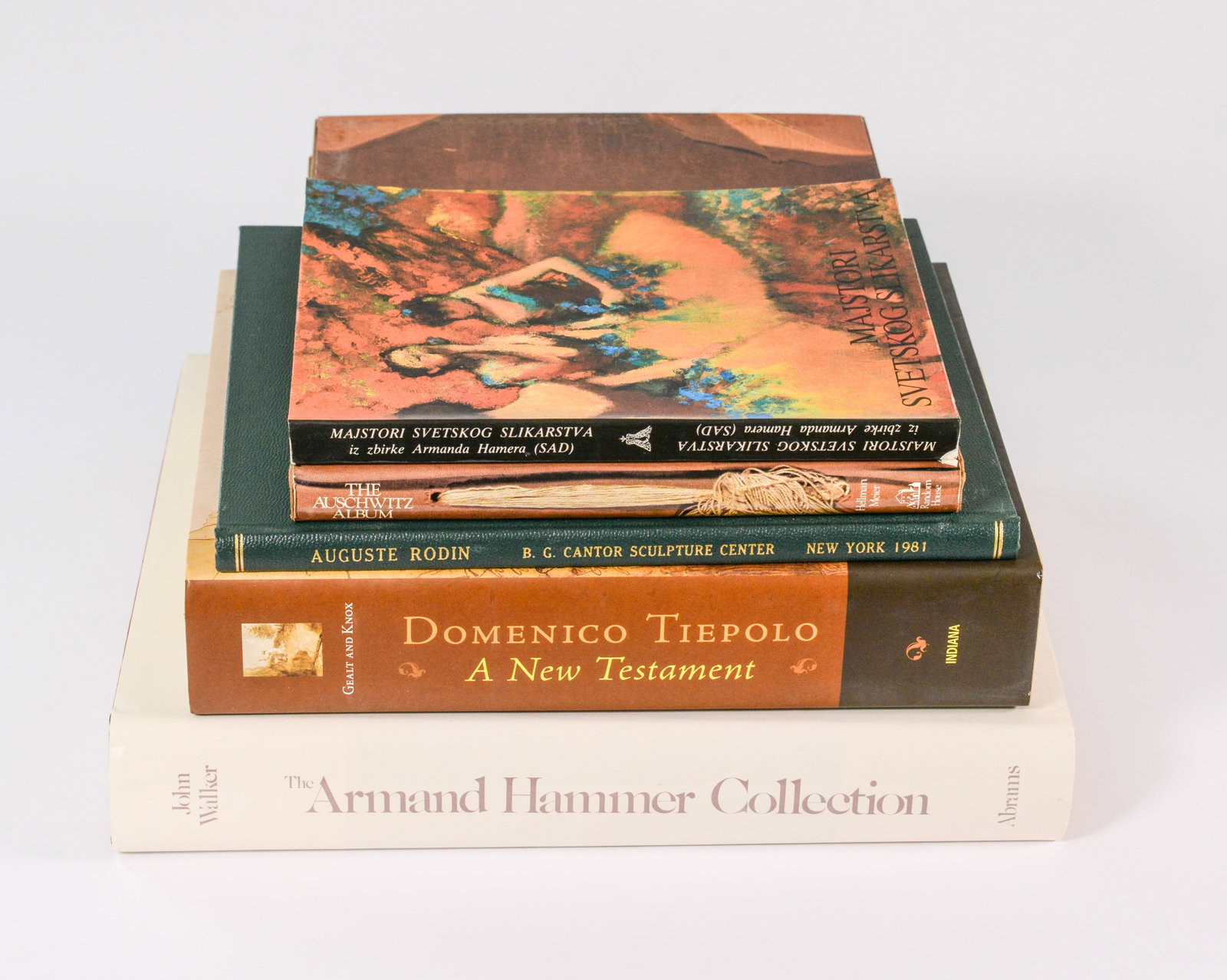 Five Signed Art Books. - 2