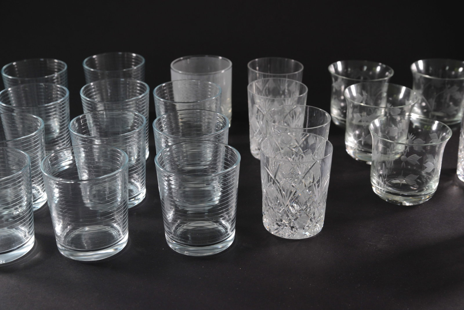 Twenty Three Rocks Glasses. - 4