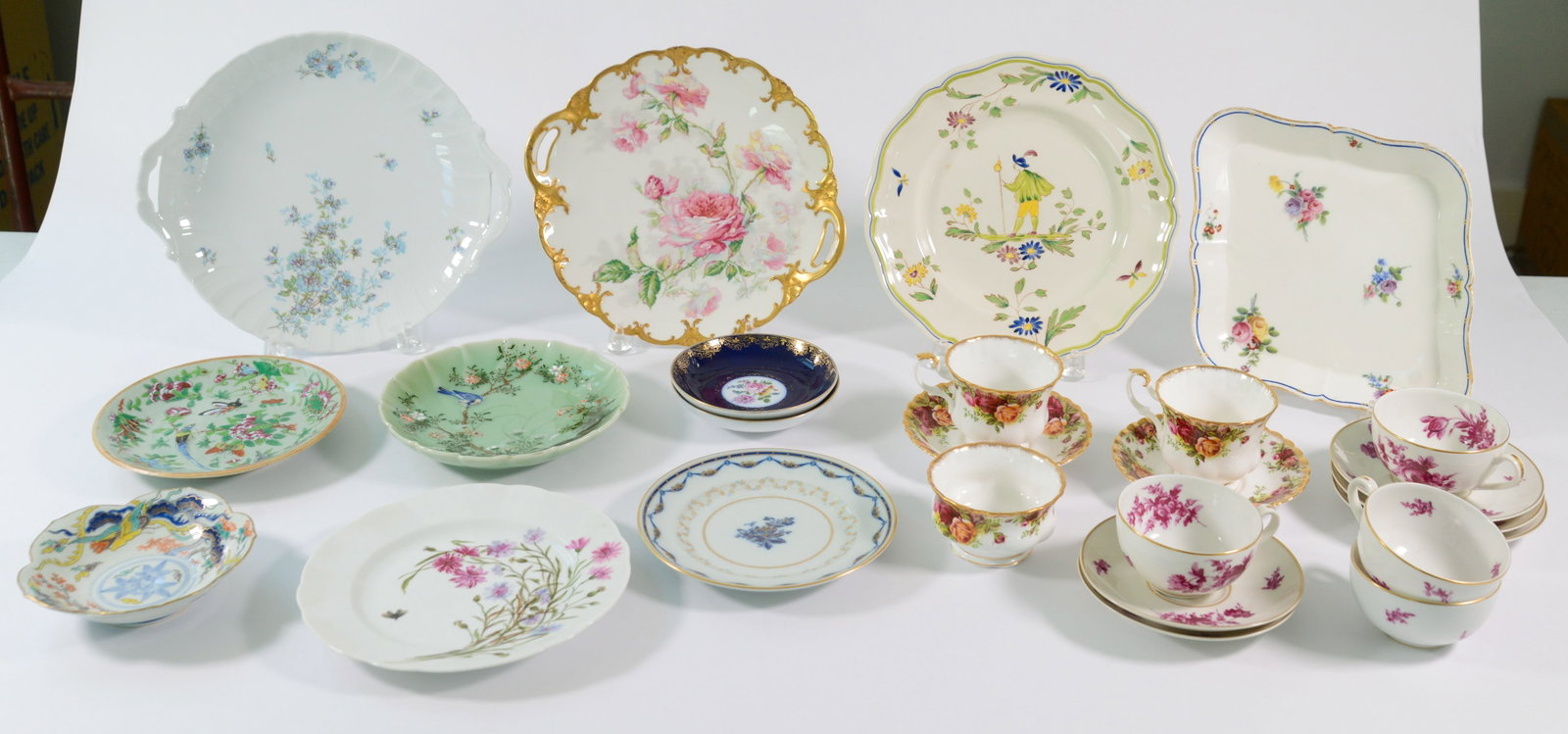 Collection of European and Chinese Porcelain. (1 of 8)